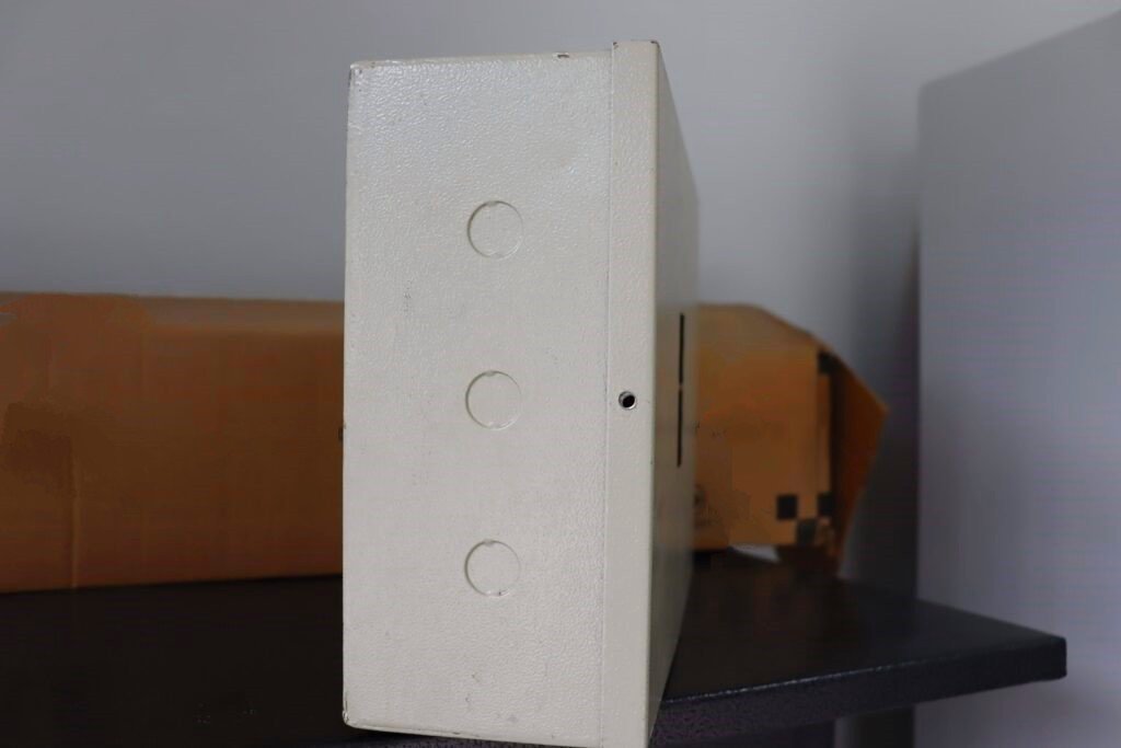 Powder Coated Meter Box Side View